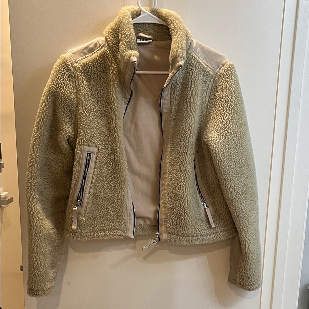 BDG Cozy Sherpa Zip-Up Jacket